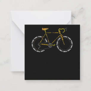 Bicycle Anatomy   Cute Cycling Is Life  Gift Card