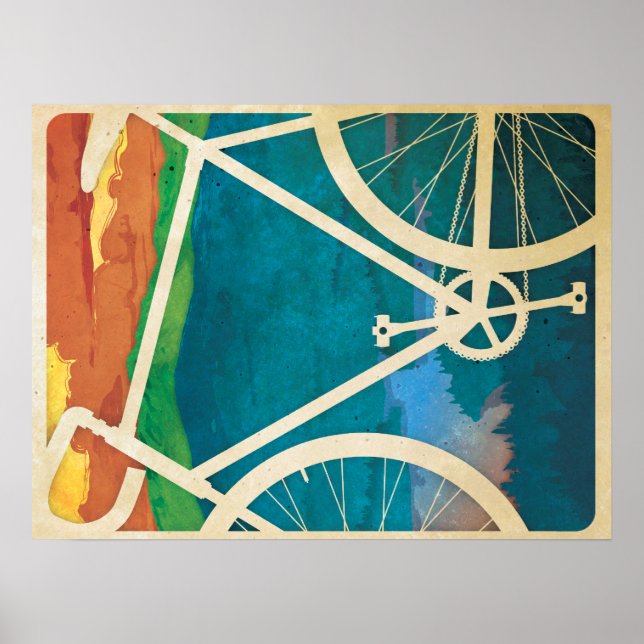 Bicycle Art - Archival Heavyweight - Bike NY Poster (Front)