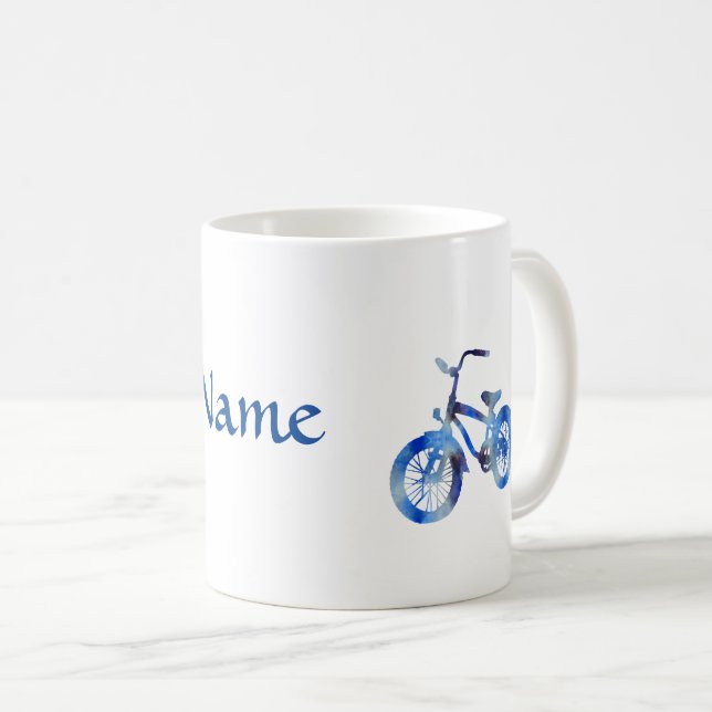 Bicycle Art Coffee Mug (Front Right)
