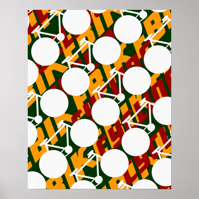 bicycle art poster (Front)