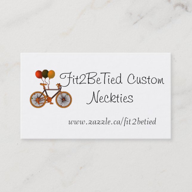 Bicycle Balloons Business Card (Front)