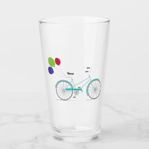 Bicycle Balloons Glass