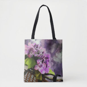 'Bicycle & Basket' Tote Bag lk