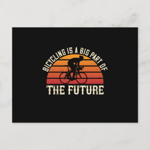 Bicycle -Bicycling is big part of future Postcard