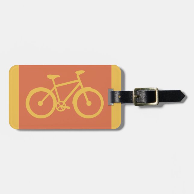 Bicycle Bike Cycling Graphic Luggage Tag (Front Horizontal)