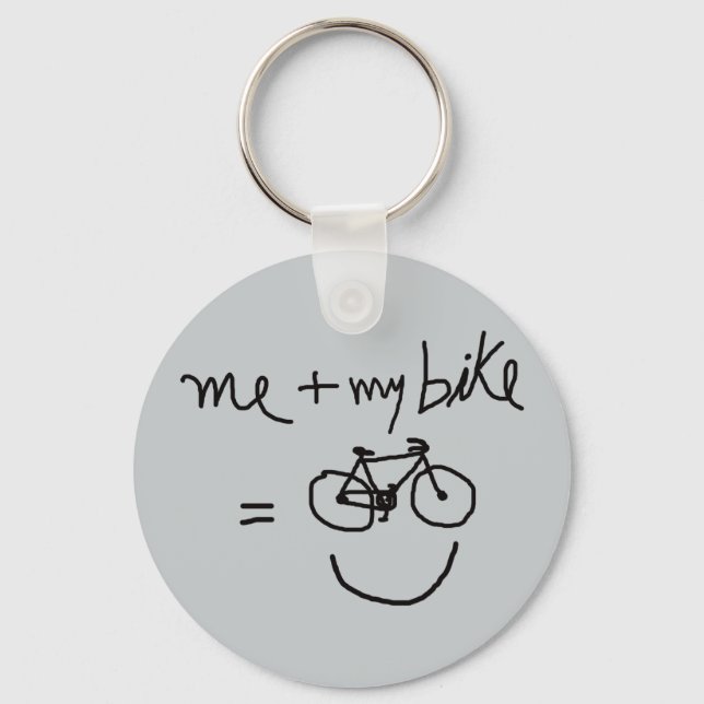 bicycle . bike / cycling nice key ring (Front)