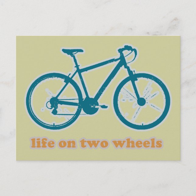 bicycle . bike / cycling nice postcard (Front)
