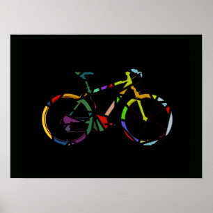 bicycle . bike / cycling nice poster