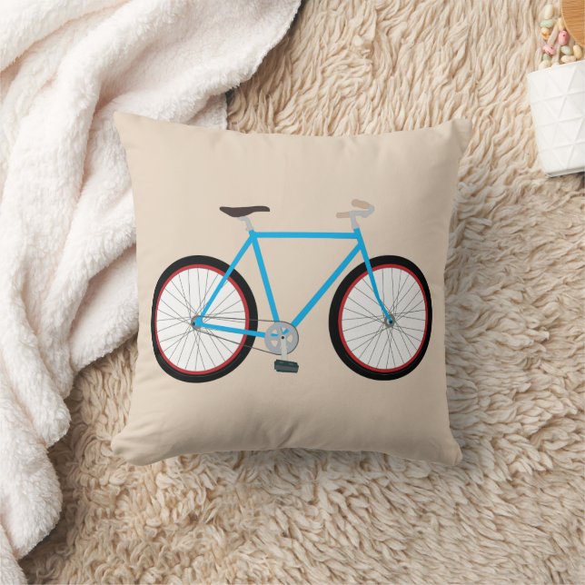 Bicycle Bike Design Cushion (Blanket)