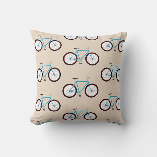 Bicycle Bike Pattern  Cushion (Front)