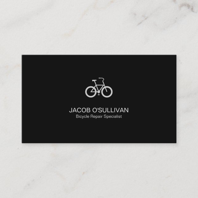 Bicycle Bike Repair Cyclist Business Card (Front)