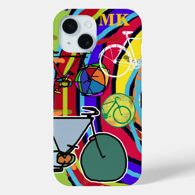 bicycle : bikes ; cyclist cool Case-Mate iPhone case (Back)
