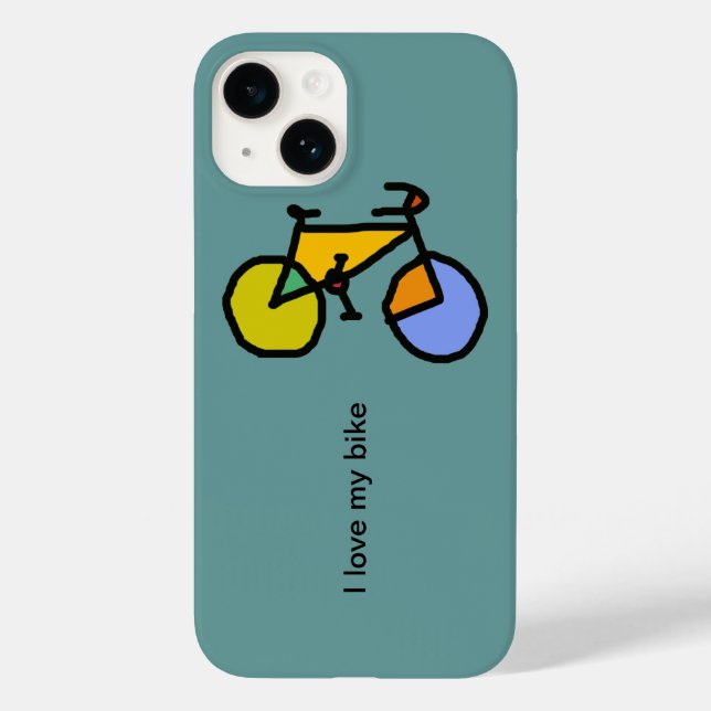 Bicycle : Bikes ; Cyclist Cool Case-Mate iPhone Case (Back)
