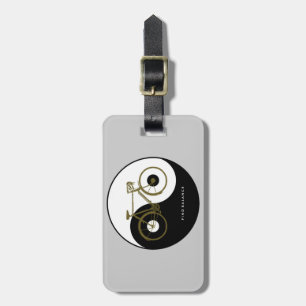 Bicycle . Biking . Zen Bike-themed Luggage Tag