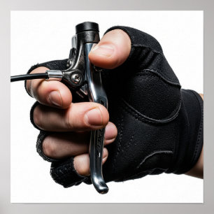Bicycle Brake Lever Poster