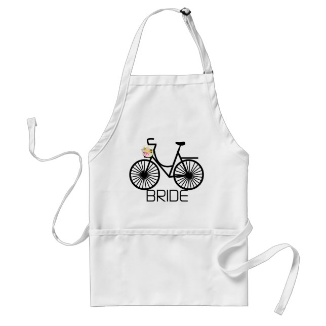 Bicycle Bride Tshirts and Gifts Standard Apron (Front)