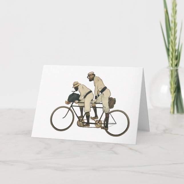 Bicycle built for Two   Card (Front)