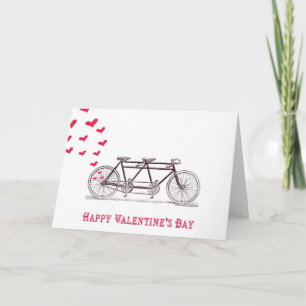 Bicycle Built for Two Valentine's Day Card