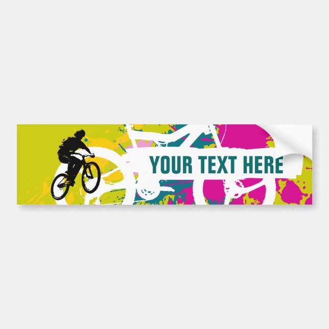 Bicycle Bumper Sticker (Front)
