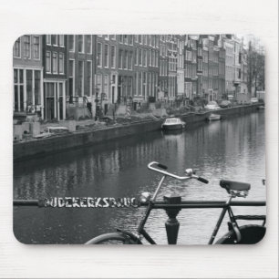 Bicycle by Canal Mouse Pad