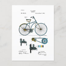Bicycle - C.D. Rice Patent - Coloured