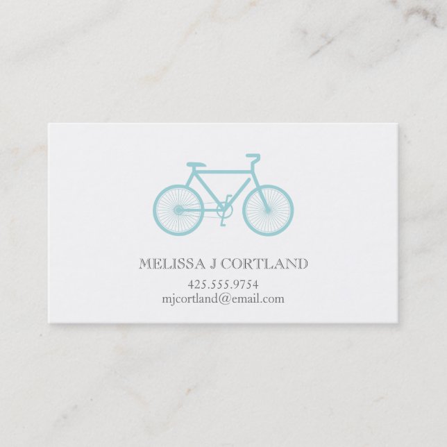 Bicycle Calling Card (Front)