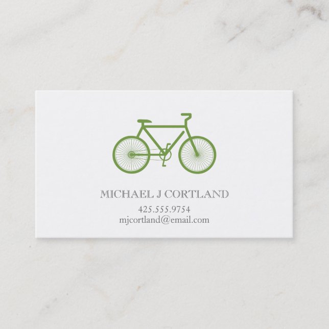 Bicycle Calling Card (Front)