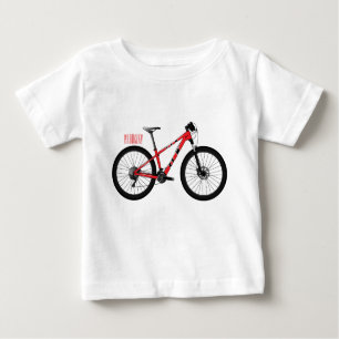 Bicycle cartoon illustration baby T-Shirt