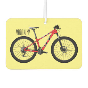 Bicycle cartoon illustration car air freshener