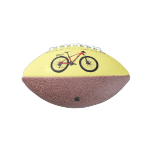 Bicycle cartoon illustration football