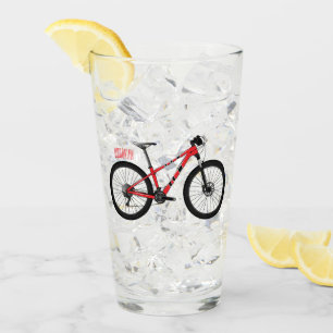 Bicycle cartoon illustration glass