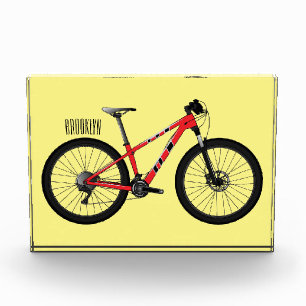 Bicycle cartoon illustration photo block