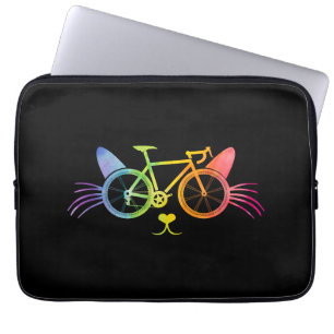 Bicycle Cat Lgbt Laptop Sleeve
