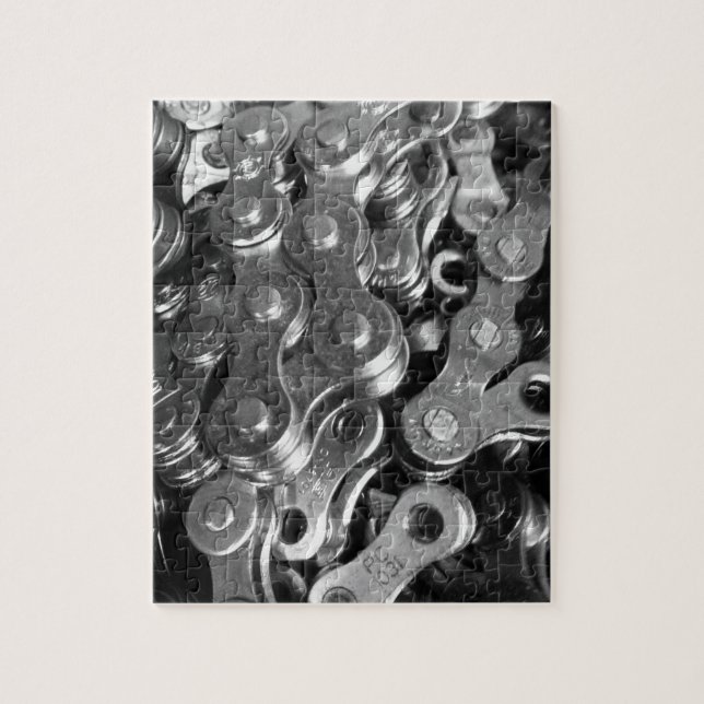 Bicycle Chain Links Jigsaw Puzzle (Vertical)