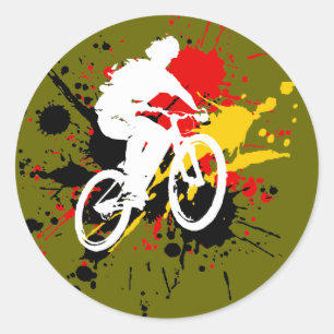 Bicycle Classic Round Sticker