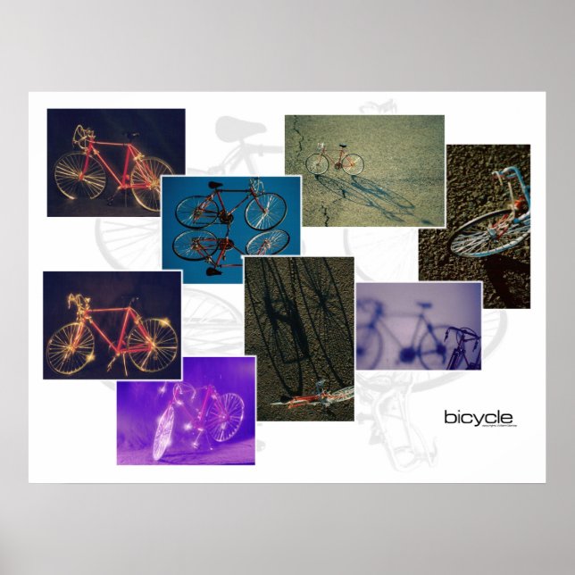 Bicycle Collage Poster (Front)