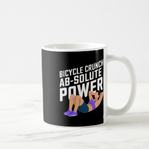 Bicycle Crunch Exercise Bodybuilding Fitness Worko Coffee Mug