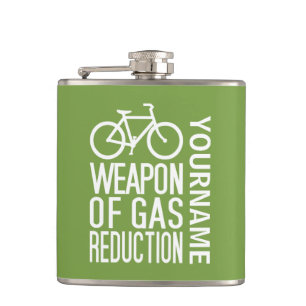 Bicycle custom colour & monogram flask