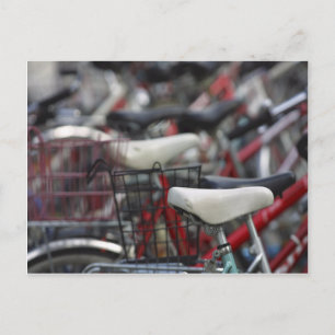 Bicycle Cycle Bicycling Cycling Bike Racks Postcard