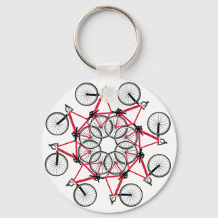 Bicycle cycle key ring
