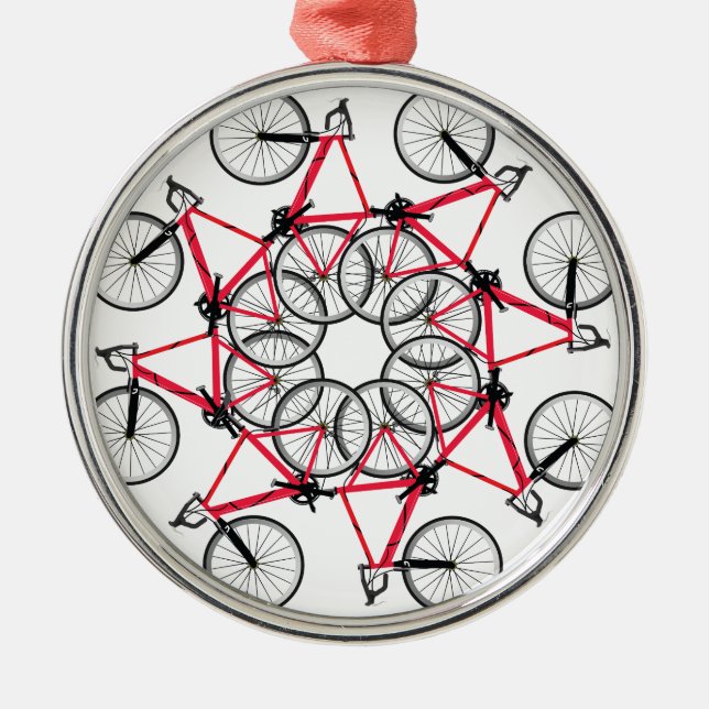 Bicycle cycle metal ornament (Front)