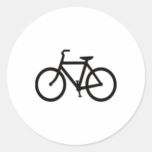 Bicycle Cycling Cyclist Mountain Bike Biking Bicyc Classic Round Sticker