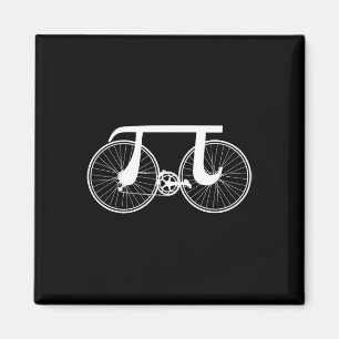 Bicycle Cycling Pi Day Pun Funny March 14 3.14 Magnet
