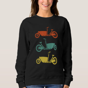 Bicycle Cyclist Wheel Carrier Cargo Bike Sweatshirt