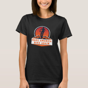 Bicycle Cyclists Sports Make America Bike Again Cy T-Shirt