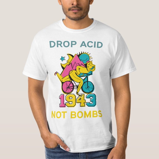 Bicycle Day 1943  Acid Hofmann Trip  T-Shirt (Front)