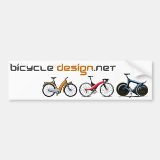 Bicycle Design Bumper Sticker