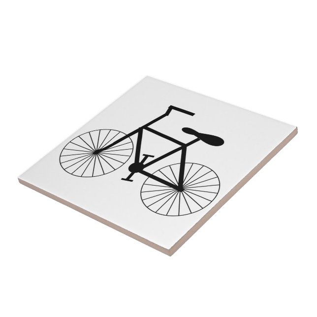 Bicycle Design Ceramic Tile (Side)