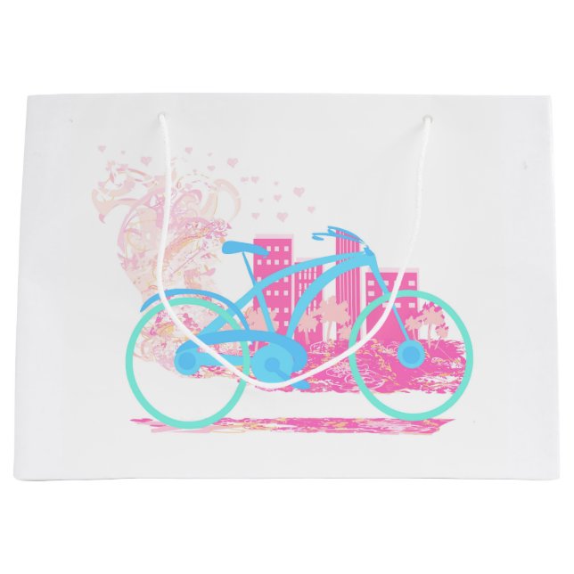 Bicycle Design Gift Bag (Front)