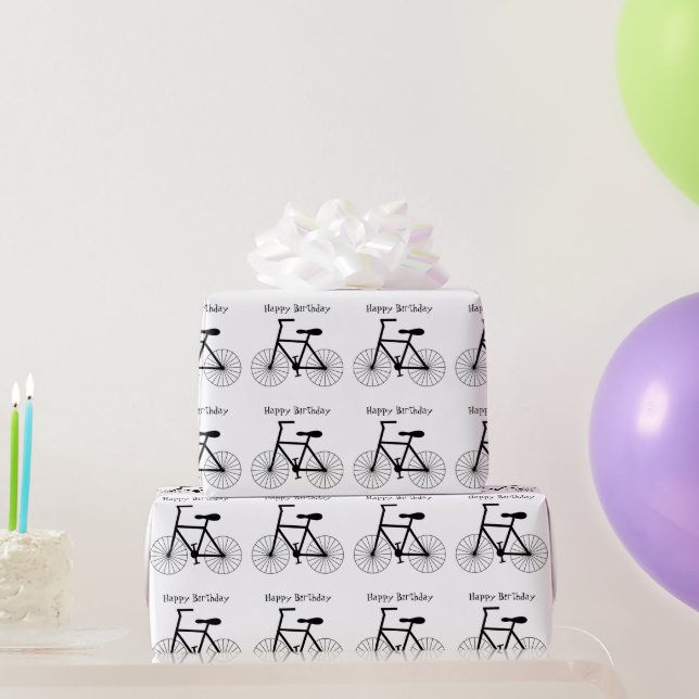 Bicycle Design Wrapping Paper (Party Gifts)